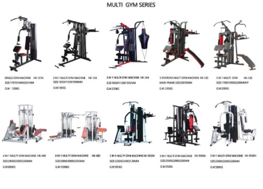 1200kg machine multi 3800*3900*2350mm de gymnase de station de l'acier 8