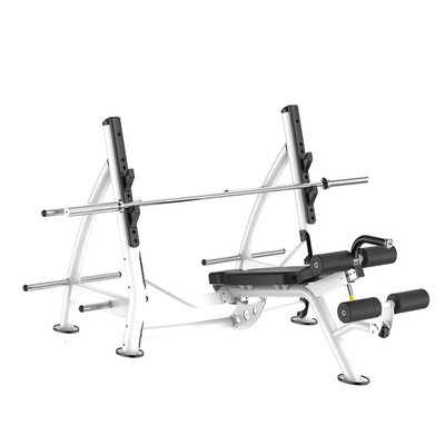 Banc de poids fait sur commande de gymnase de Logo Exercise Muscle Metal Decline