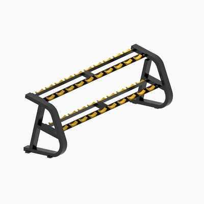 Rangée faite sur commande du support 2 de Logo Powder Coating Dumbbell Safety