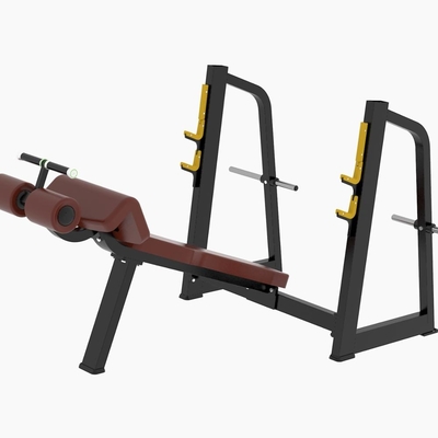 Lit consacré commercial d'haltérophilie de gymnase horizontal et incliné de banc à presse et matériel de formation complet de barbell