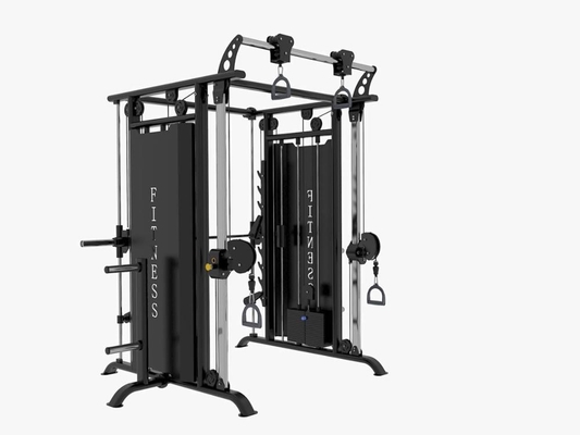 Croisement multifonctionnel Smith Machine Powder Coating de câble d'équipement de forme physique de gymnase