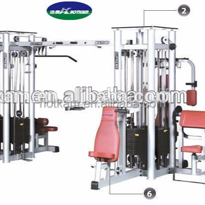 OEM 8 dans 1 Smith Machine multifonctionnel fonctionnel 3800*3900*2350mm