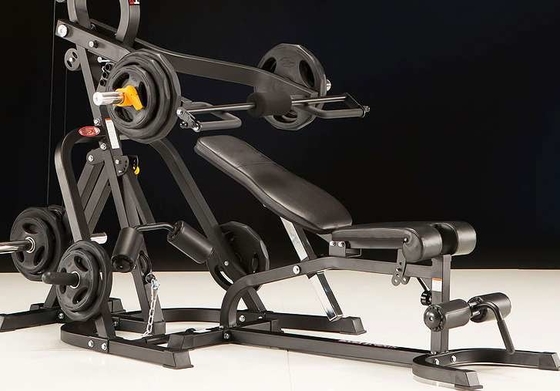 banc accroupi Front High Pully de support de banc à presse de tube de 50*100mm