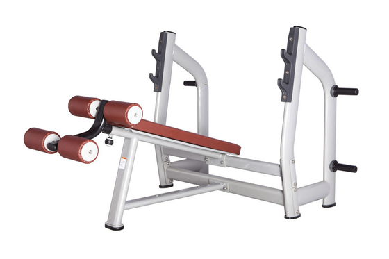 Banc oblong de gymnase de baisse de revêtement de poudre d'équipement de gymnase de forme physique du tube T3.5