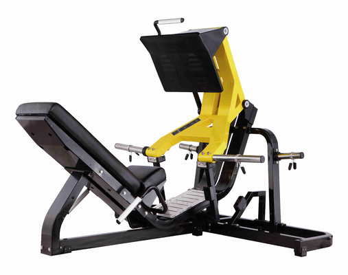Équipement libre de gymnase de poids chargé par plat OEM de machine de presse de jambe de 45 degrés