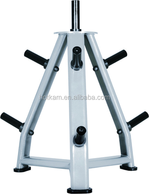 accessoires de forme physique de gymnase de 780*780*1100mm autour de support d'arbre de plat de poids de tube