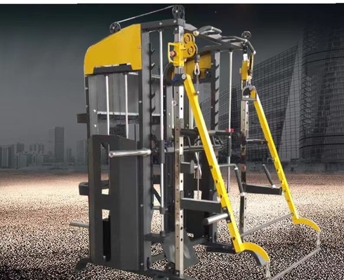 Couche en poudre équipement de remise en forme multi-fonctionnel Smith Weight Stack Trainer