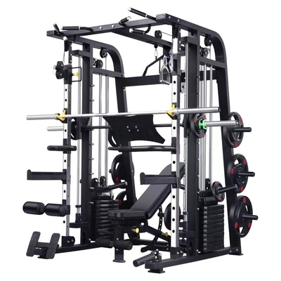 Couche en poudre équipement de remise en forme multi-fonctionnel Smith Weight Stack Trainer