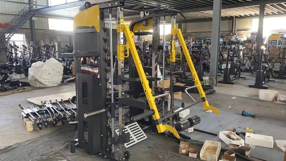 Couche en poudre équipement de remise en forme multi-fonctionnel Smith Weight Stack Trainer