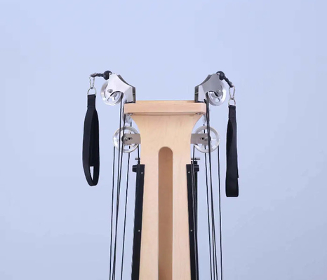 Utilisation commerciale à domicile Équipement de remise en forme en bois Pilates Cadillac Reformer