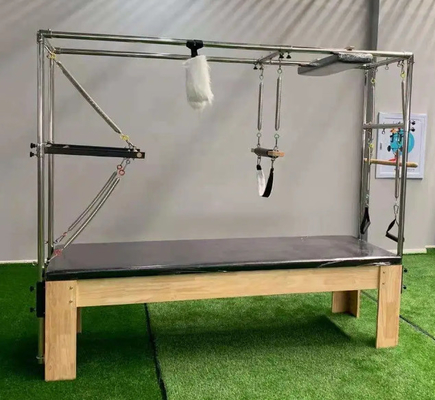 Trapèze en bois Table Pilates Gym Machine d'exercice avec ressorts