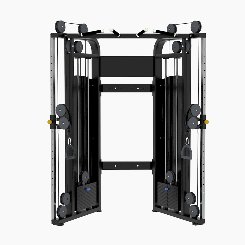 La rangée ovale plate de Smith Exercise Machine Bar 2 du tube 50*100 saupoudrent la peinture enduite